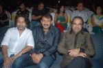 Kailash Kher, Manoj Tiwari, Suresh Wadkar at Sonu Nigam_s Gayatri mantra album launch in Intercontinental, Mumbai on 14th Dec 2011 (18).JPG